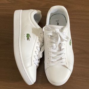 Lacoste White Sneakers/Tennis Shoes